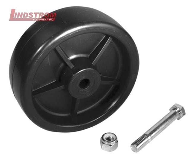 6" POLY WHEEL,NUT&BOLT130,150,160 SERIES